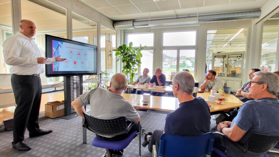 Guest speaker Martin Storr from Oelheld