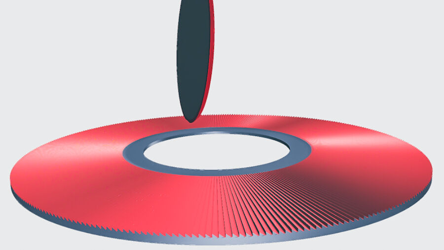 Dischi polverizzatori con Qg1: Nella nuova famiglia A23 la definizione della geometria e dei processi di rettifica sono intuitivi ed ottimizzati