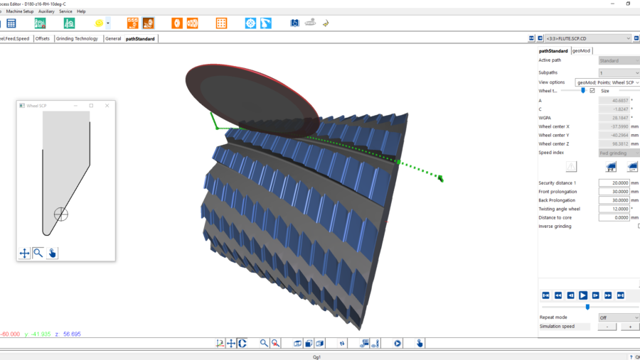 Band Saw Cutter Process Simulation In Qg1