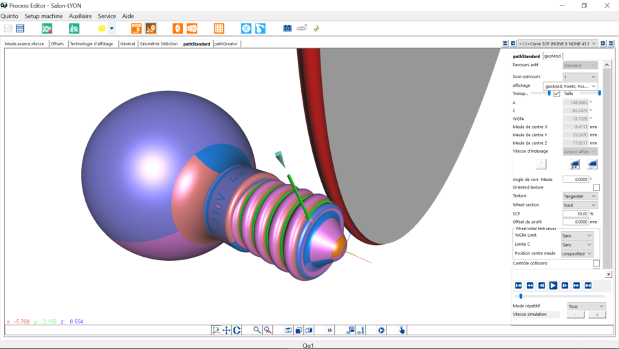 Any grinding application is possible with Qg1