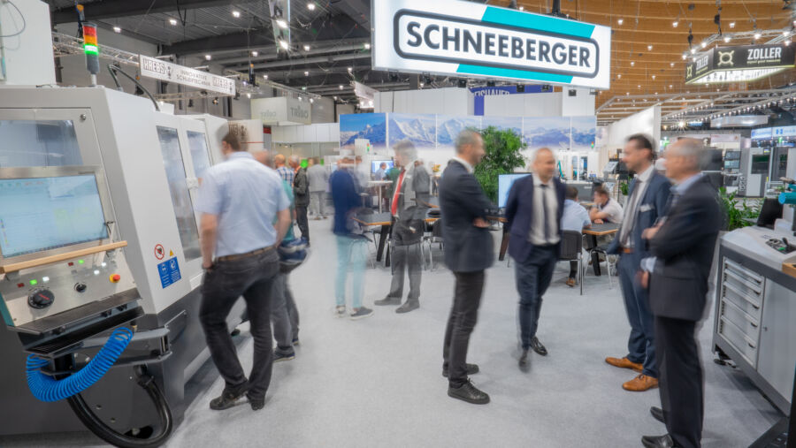 Schleiftechnologie zum Anfassen in Halle 10 Stand D30