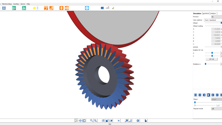 CAD/Programa de rectificado CAM Qg1