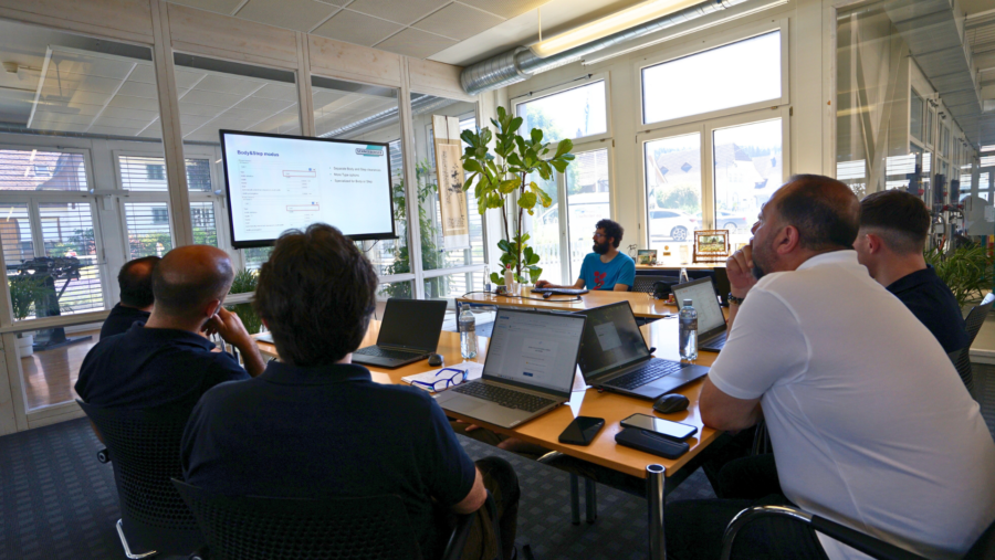 The training sessions gave participants the opportunity to systematically expand their technical expertise.