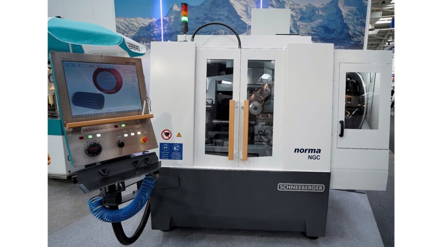 Norma NGC fully equipped for gear hob sharpening