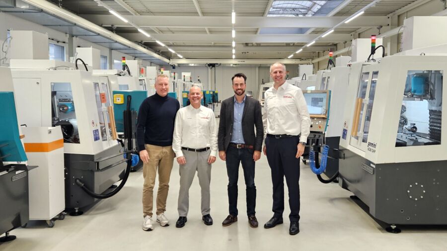 Reto Schenker, Ken Bausch, Alex Schneeberger, Martin Storr (de izquierda a derecha)