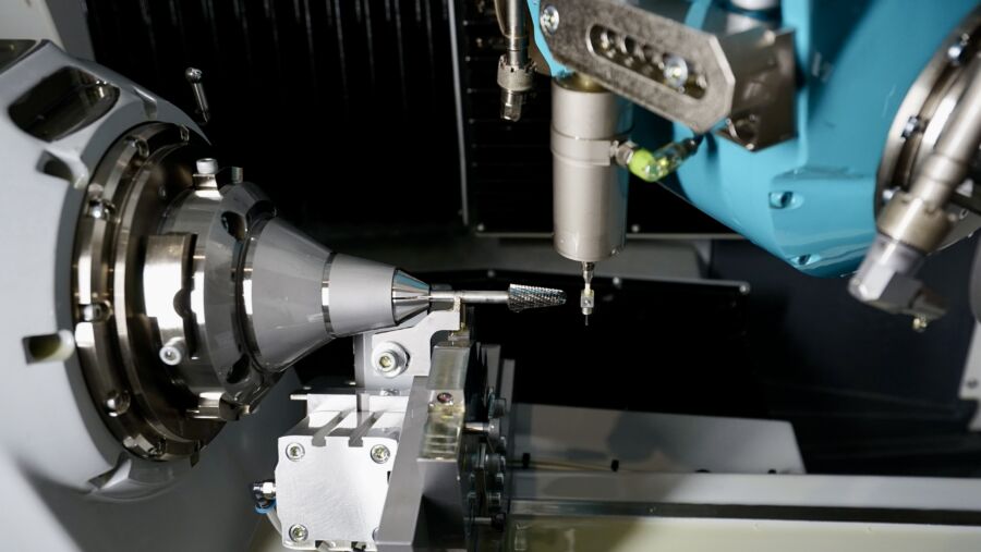 The probing process determines the blank position