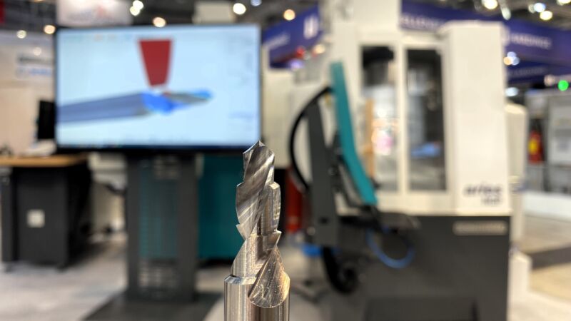 The newly developed step drill on the Aries NGP
