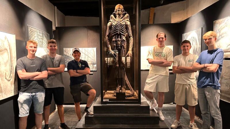 SCHNEEBERGER young talents at the HR Giger Museum