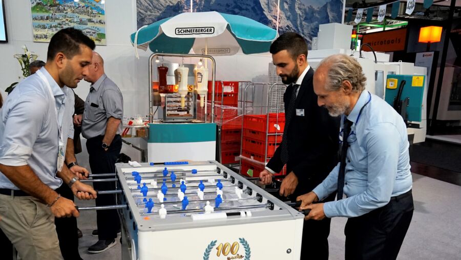 La compétition de baby-foot, un fort moment !