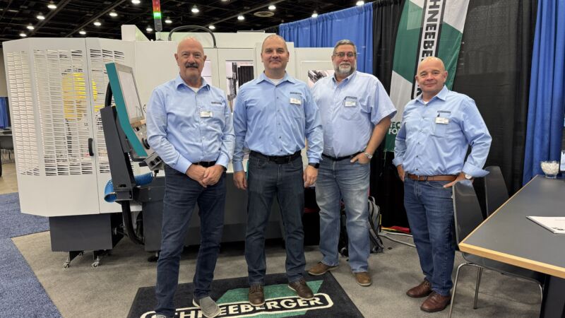 Sales Team of SCHNEEBERGER USA at Motion & Power Technology Expo 2025