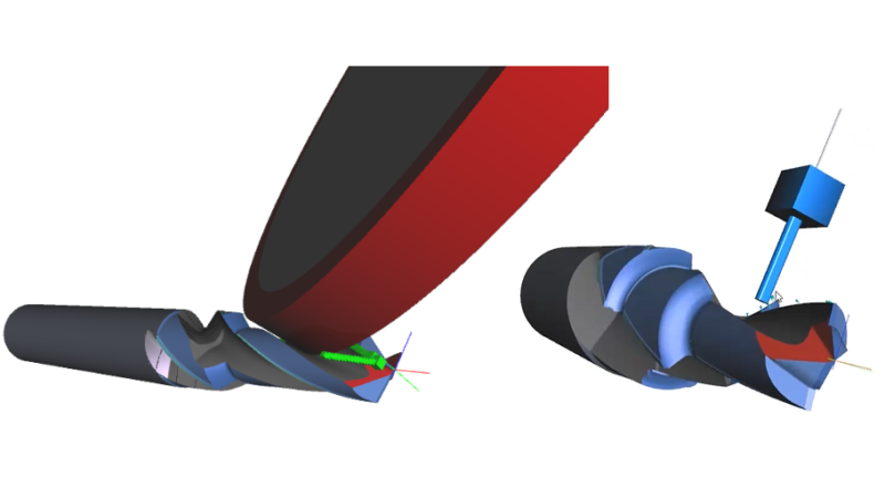 The standard integrated 3D process simulation of Qg1 provides a realistic image of the tool.