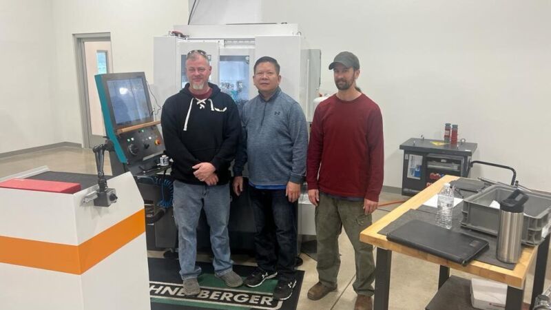 Machine operation and Qg1 software programming class at SCHNEEBERGER Elgin IL