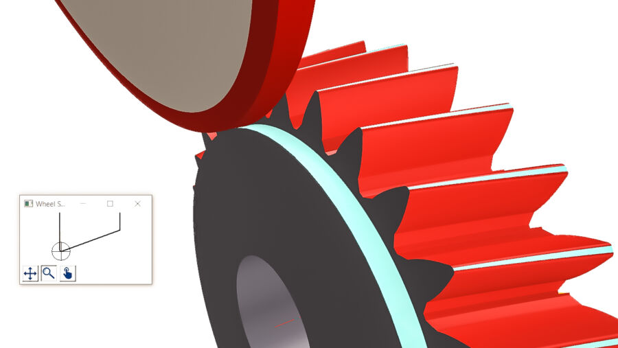 Ampliamento nella produzione di coltelli Power Skiving in Qg1. Elementi geometrici aggiuntivi utilizzati per la misurazione finale o per l’utilizzo del coltello, possono essere ora programmati e lavorati in unico serraggio.
