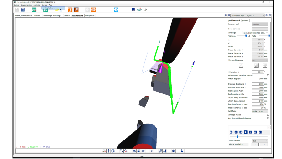 Simulación de proceso en software Qg1