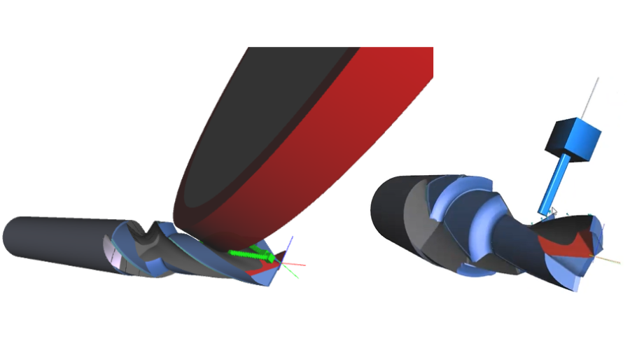 The standard integrated 3D process simulation of Qg1 provides a realistic image of the tool.