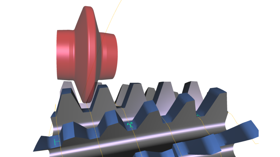 Worm Gear Hob A12 New feature for the definition of the increasing tooth width