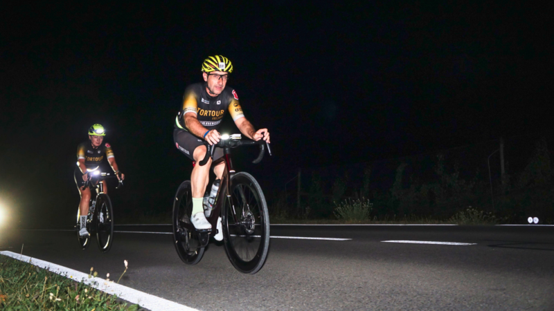 Day-and-night bike race through Switzerland